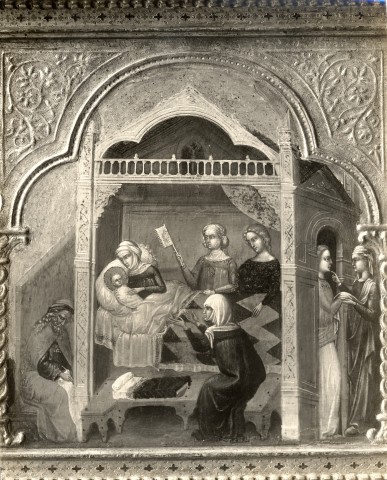Wildenstein — Lorenzo Veneziano - sec. XIV - Nascita di san Giovanni Battista — insieme, Wildenstein